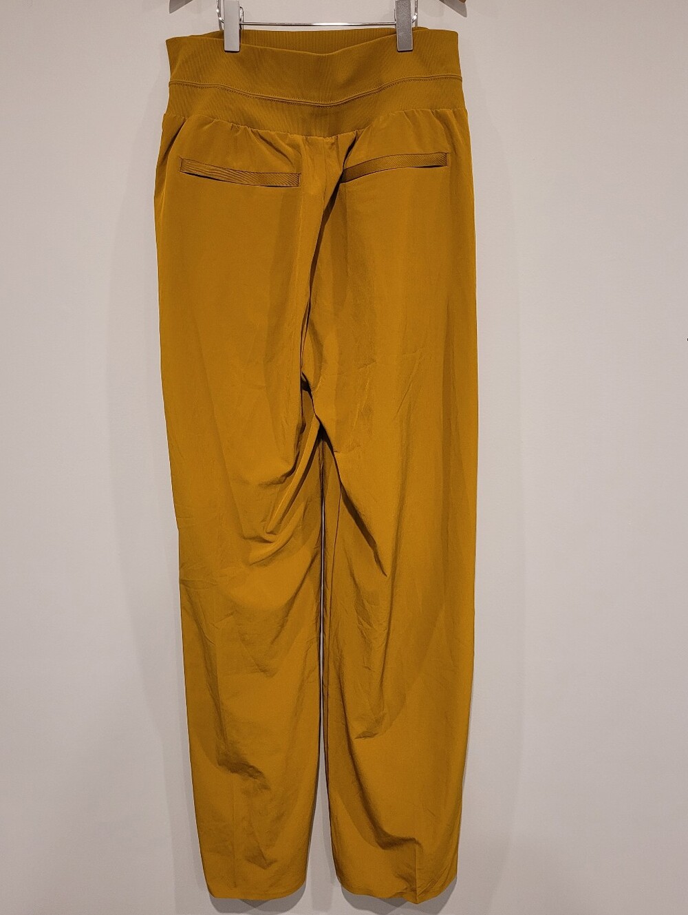 Athleta Nolita Wide Leg Pants Brass Yellow Gold Size 4 - Picture 2 of 8